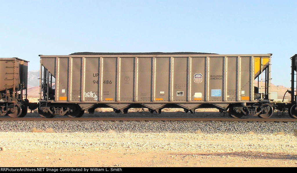 WB Loaded Coal Hooper Frt at Erie NV W-Pshr -20